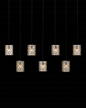 Currey 9000-1074 - Regatta 7-Light Linear Multi-Drop Pendant