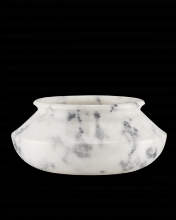  1200-0656 - Punto Large White Marble Bowl