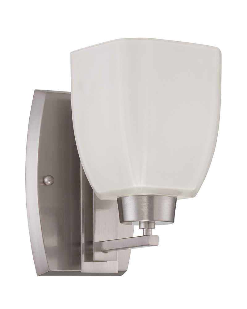 Bridwell 1 Light Wall Sconce in Brushed Polished Nickel