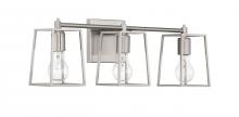  12123BNK3 - Dunn 3 Light Vanity in Brushed Polished Nickel