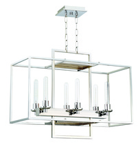  41526-CH - 6 Light Linear Chandelier