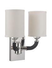  48162-PLN - Huxley 2 Light Wall Sconce in Polished Nickel