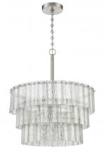  48696-BNK - Museo 9 Light Pendant in Brushed Polished Nickel