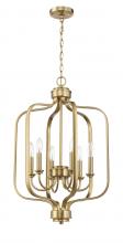  50536-SB - Bolden 6 Light Foyer in Satin Brass