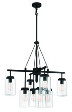  52128-ESP - Crosspoint 8 Light Outdoor Chandelier Espresso