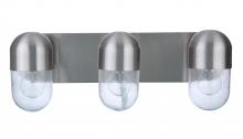 Craftmade 55003-BNK - Pill 3 Light Vanity in Brushed Polished Nickel