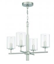  55624-SN - Hailie 4 Light Chandelier in Satin Nickel