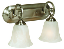 Craftmade 7114BNK2 - Cecilia 2 Light Vanity in Brushed Polished Nickel