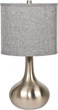 Craftmade 86235 - 1 Light Metal Base Table Lamp in Brushed Polished Nickel