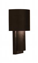 Craftmade ZA5102-MN-LED - Midtown 1 Light Small Outdoor 2 Tiered LED Wall Mount in Midnight