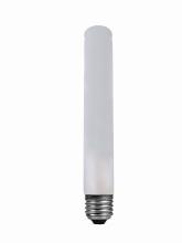  9690 - 7.28" M.O.L. Frost LED T9, E26, 4W, Dimmable, 3000K (Straight Filament)