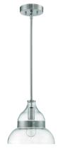 Craftmade P960BNK1 - Smyth 1 Light Mini Pendant in Brushed Polished Nickel