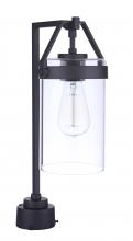  ZA3315-MN - Franklin 1 Light Outdoor Post Mount in Midnight