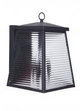 Craftmade ZA4124-MN - Armstrong 3 Light Large Outdoor Wall Lantern in Midnight