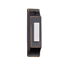  BSCB-AZ - Surface Mount Die-Cast Builder's Series LED Lighted Push Button in Antique Bronze