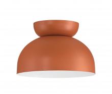  59181-BCY - Ventura Dome 1 Light Flushmount in Baked Clay