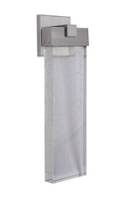 Craftmade Z1624-SA-LED - Aria 1 Light Large LED Outdoor Wall Lantern in Satin Aluminum