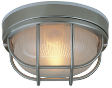 Craftmade Z395-SS - Round Bulkhead 1 Light Large Flush/Wall Mount in Stainless Steel