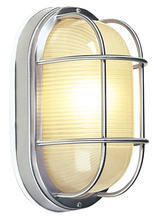 Craftmade Z397-SS - Oval Bulkhead 1 Light Large Flush/Wall Mount in Stainless Steel