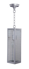  Z4521-CM-SC - Deka 1 Light Large Outdoor Pendant in Chromite