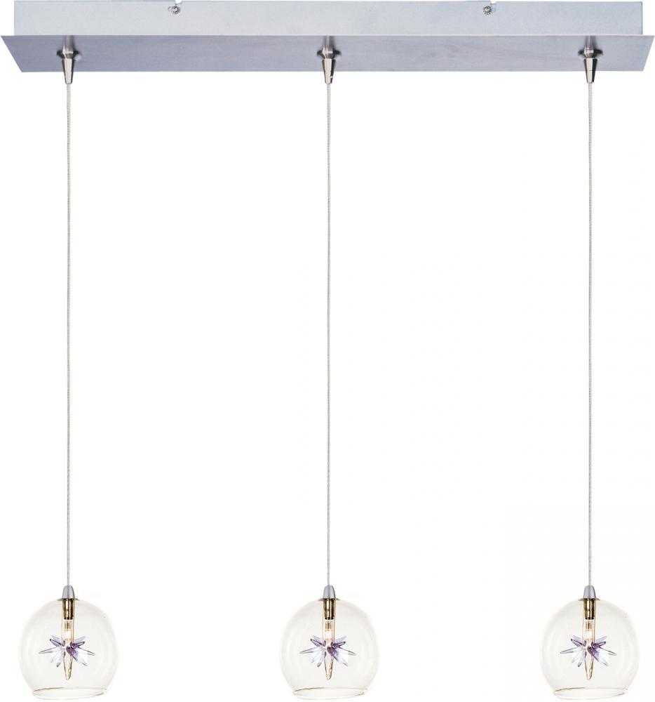 Starburst 3-Light RapidJack Pendant and Canopy