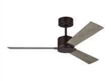 Visual Comfort & Co. Fan Collection 3RZR44AGP - Rozzen 44" Indoor/Outdoor Aged Pewter Ceiling Fan with Handheld Remote Control and Reversible Mo